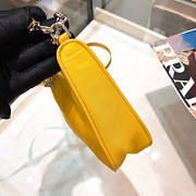 PRADA RE-EDITION 2005 NYLON YELLOW SHOULDER BAG - 6