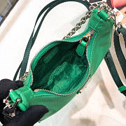 PRADA RE-EDITION 2005 NYLON GREEN SHOULDER BAG - 5