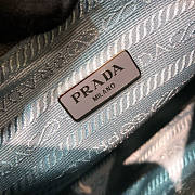 PRADA RE-EDITION 2005 NYLON AND SAFFIANO LEATHER BLUE BAG - 2