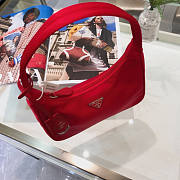 PRADA RE-EDITION 2005 NYLON AND SAFFIANO LEATHER RED BAG - 4