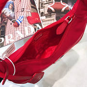 PRADA RE-EDITION 2005 NYLON AND SAFFIANO LEATHER RED BAG - 3