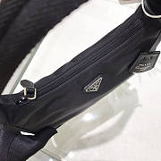 PRADA RE-EDITION 2005 NYLON AND SAFFIANO LEATHER BLACK BAG - 5