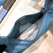 PRADA RE-EDITION 2005 NYLON AND SAFFIANO LIGHT BLUE BAG - 5
