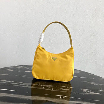 PRADA RE-EDITION 2000 NYLON YELLOW BAG