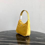 PRADA RE-EDITION 2000 NYLON YELLOW BAG - 4