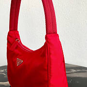 PRADA RE-EDITION 2000 NYLON RED BAG - 3
