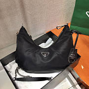 PRADA HOBO BLACK BAG 24cm - 5