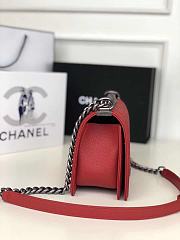 Forubags Chanel Leboy Cavair leather Red Bag 25cm - 2