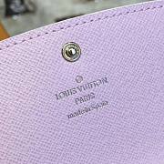 LOUIS VUITTON EMILIE WALLET N41625 Rose Ballerine Pink - 4