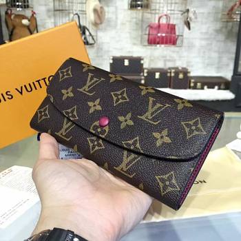 LOUIS VUITTON EMILIE WALLET M60697 Fuchsia