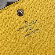 LOUIS VUITTON EMILIE WALLET Monogram M60698 yellow - 6