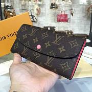 LOUIS VUITTON EMILIE WALLET Monogram  - 1