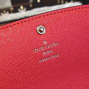 LOUIS VUITTON EMILIE WALLET Monogram red - 2