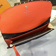 LOUIS VUITTON EMILIE WALLET Monogram orange - 4