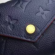 LOUIS VUITTON VICTORINE WALLET M64577 Navy Blue / Red - 4