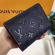LOUIS VUITTON VICTORINE WALLET M64577 Navy Blue / Red - 3
