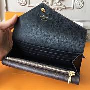 LOUIS VUITTON WALLET BLACK - 6