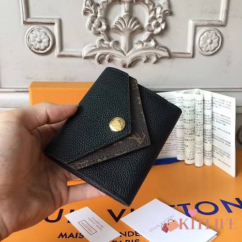 LOUIS VUITTON BLACK WALLET  - 1