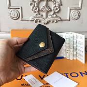 LOUIS VUITTON BLACK WALLET  - 1