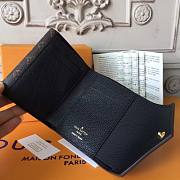 LOUIS VUITTON BLACK WALLET  - 6