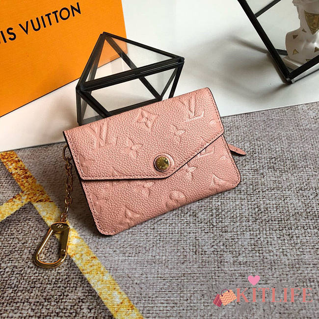 LOUIS VUITTON PINK COIN PURSE  - 1