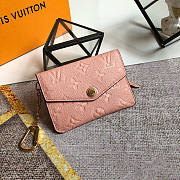 LOUIS VUITTON PINK COIN PURSE  - 1