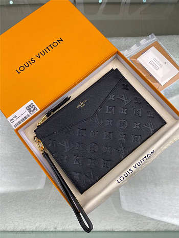 LOUIS VUITTON POCHETTE MÉLANIE MM M68705 BLACK 