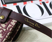 Dior Bordeaux Oblique Saddle Belt Bag - 2