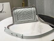 Forubags Chanel White Boy Bag #67085 20cm - 3