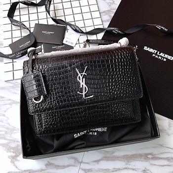 Forubags YSL Black Crocodile leather Sunset #441971