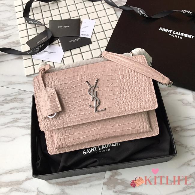 Forubags YSL Pink Crocodile leather Sunset #441971 - 1