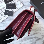 Forubags YSL Burgundy Crocodile leather Sunset #441971 - 6
