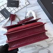 Forubags YSL Burgundy Crocodile leather Sunset #441971 - 5