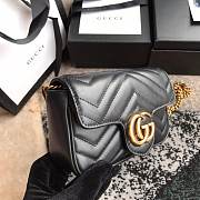 Gucci GG marmont mini #476433 black 16.5*10.2*5.1 cm - 6