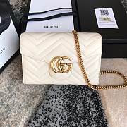 Gucci GG marmont #474575 creamy-white 20cm - 1
