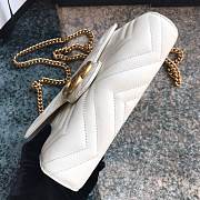Gucci GG marmont #474575 creamy-white 20cm - 4