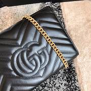 Gucci GG marmont #474575 black 20cm - 3