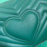 Forubags Gucci GG Marmont Matelassé Shoulder Bag 446744 Green 22cm - 5