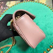 Forubags Gucci GG Marmont Matelassé Shoulder Bag 446744 Dusty pink 22cm - 3