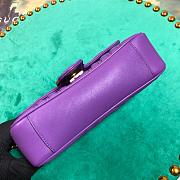 Forubags Gucci GG Marmont Matelassé Shoulder Bag 446744 Purple 22cm - 4