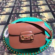 Forubags Gucci 1955 Horsebit Small Shoulder Bag 25cm Brown - 1