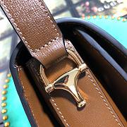 Forubags Gucci 1955 Horsebit Small Shoulder Bag 25cm Dark Brown - 4