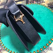 Forubags Gucci 1955 Horsebit Small Shoulder Bag 25cm Black Leather - 6
