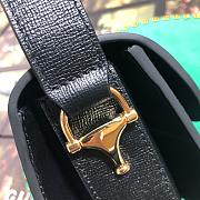 Forubags Gucci 1955 Horsebit Small Shoulder Bag 25cm Black Leather - 5
