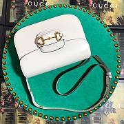 Forubags Gucci 1955 Horsebit Small Shoulder Bag 25cm White - 3