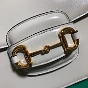 Forubags Gucci 1955 Horsebit Small Shoulder Bag 25cm White - 4
