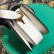 Forubags Gucci 1955 Horsebit Small Shoulder Bag 25cm White - 5