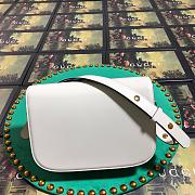 Forubags Gucci 1955 Horsebit Small Shoulder Bag 25cm White - 6