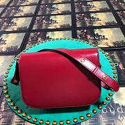 Forubags Gucci 1955 Horsebit Small Shoulder Bag 25cm Red - 6