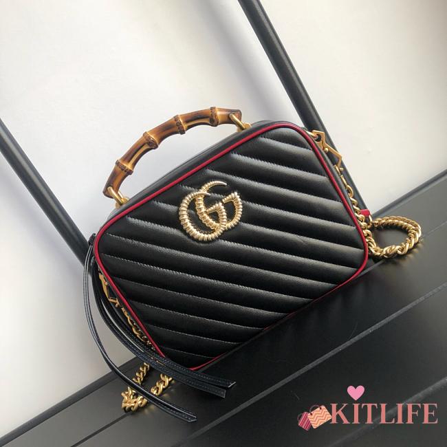  BUYMA GUCCI GG Marmont 2020 SS #602270 BLACK 22CM - 1